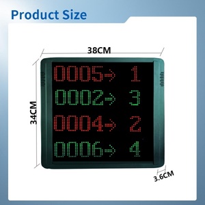 Sistema di cercapersone vibrante in attesa di gestione del numero della stampante della coda - Product Image 3
