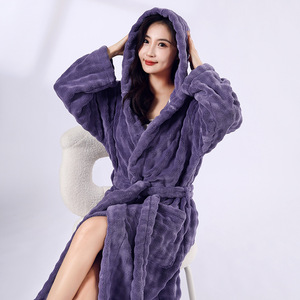 <span class=keywords><strong>Pigiama</strong></span> Oversize <span class=keywords><strong>in</strong></span> <span class=keywords><strong>Pile</strong></span> di Corallo per <span class=keywords><strong>Donna</strong></span>, Uso Domestico, con Cordoncino Assorbente e Vestaglia <span class=keywords><strong>da</strong></span> Notte Ispessita - Product Image 2