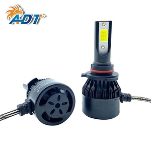 หลอดไฟหน้ารถยนต์ ADT 18W 8000LM H1 H3 H7 H8 H9 H10 H11 9005 9006 881 880 H16 5202 6500K สีขาว COB LED พร้อมไฟตัดหมอก - Product Image 2