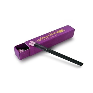 hot sale match box lipstick matches black luxury colored long match stick hot foil gold silver UV Glossy box