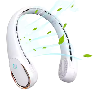 Ventilador de Cuello Plegable sin Aspas con Batería de <span class=keywords><strong>2000mAh</strong></span> y Control Táctil para Coche, RV y Uso en Exteriores - Product Image 1