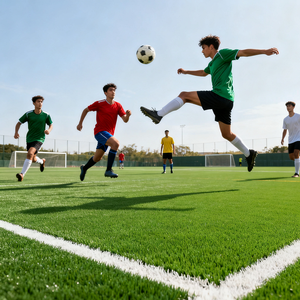 <span class=keywords><strong>FIFA</strong></span> recommandé 1 étoile <span class=keywords><strong>FIFA</strong></span> qualité Pro ASTM gazon artificiel résistant aux UV est utilisé terrain de sport multifonctionnel - Product Image 6