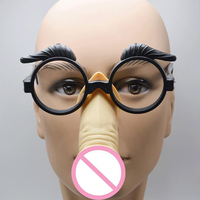 Masque de lunettes en plastique en forme de pénis pour enterrement de vie de garçon ou enterrement de vie de jeune fille, accessoires amusants pour enterrement de vie de garçon