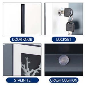 Nhà máy tùy chỉnh đa-màu văn phòng 2-cửa thép thấp lưu trữ tập tin điền tủ với khóa - Product Image 5