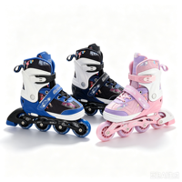 Magnifiques patins à roulettes avec roues lumineuses en PU et roulements ABEC-7, combinés à un châssis en aluminium pour les sports de plein air des adultes
