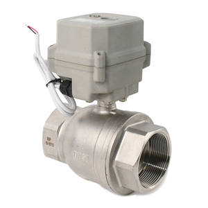 2 pollici DN50 in acciaio inox 12v motorizzato valvola a sfera 50mm regolatore elettrico valvola di controllo del flusso del dispositivo di controllo del flusso - Product Image 3