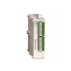เดลต้า DVP04AD-S2 PLC โมดูลขยายอินพุต/ เอาต์พุตแบบอะนาล็อก32 I/O 220V หน่วยความจำข้อมูลอุตสาหกรรมอัตโนมัติ - Product Image 1