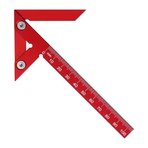 Procession Measuring Center Finder Line Woodworking Centering Square Gauge Tool Round Bar Marking Center Finder Angle Ruler