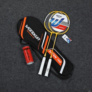 Màu Đỏ Màu Xanh Vàng Màu Xanh Lá Cây Bán Buôn Phổ Biến Grip Người Lớn Cầu Lông Vợt Set Với Cầu Lông Vợt Túi - Product Image 3