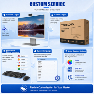Ordinateur tout-en-un OEM 27 pouces avec écran IPS 1080P, lecteur <span class=keywords><strong>DVD</strong></span>, 2K/4K, monobloc AIO PC, processeur Core I3 I5 I7 pour le jeu, écran LCD - Product Image 4