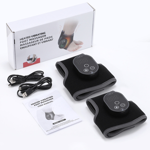 Masajeador de Pies Eléctrico con Vibración y Calor, Paquete de 2, con Protector de Tobillo y Control de Tiempo, Compresa Caliente para Alivio del Dolor y Rehabilitación - Product Image 1