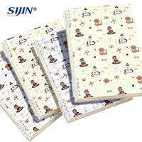 Carnet à feuilles mobiles PP populaire d'Indonésie, rechargeable, pour étudiants, fournitures scolaires, personnalisable