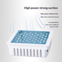 Extracteur de poussière professionnel pour manucure X1 36W haute puissance en plastique, débit d'air 85CFM, aspiration 9-10m/s, écologique