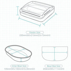 Mangeoire automatique pour animaux de compagnie Surefeed Chip Identification Cat Electronic Food Empêcher les autres de s'arracher - Product Image 3