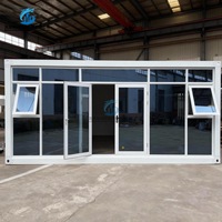 Cabine de toilettes préfabriquée en acier imperméable, design moderne, économique, pour villa, hôtel, salon, extérieur