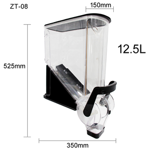 Heavy-Duty <strong>Commercial</strong> Wall Mounted Plastic Gravity <strong>Bin</strong> Supermarket <strong>Rack</strong> for Nuts Candy Grain Dispenser - Product Image 2