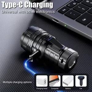 New Flashlight Multifunctional Long-range Thumb <b>Light</b> Digital Display Side Pen Clip Tail Strong Magnetic Multi <b>Light</b> Flashlight - Product Image 5
