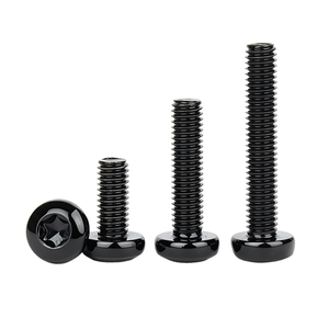 Viti a <span class=keywords><strong>testa</strong></span> cilindrica Torx ossidate nere all'ingrosso per fabbriche, viti a <span class=keywords><strong>testa</strong></span> bombata in acciaio inossidabile 304/316, bulloni con sistema metrico - Product Image 3