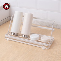 Étendoir à tasses en métal Porte-bouteille de cuisine Organisateur de comptoir Support pour tasse à eau Stockage du couvercle du gobelet