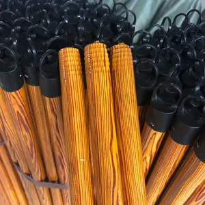 Strumenti per la pulizia eco-friendly china-scopa-stick in legno di eucalipto con manico mocio con filo italiano manico per scopa