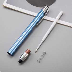 Portable Multi Color 0.7Mm Aluminum Ballpoint Soft Touch Screen Pen Easy Writing Promotional <b>Gift</b> Stationery Set - Product Image 3
