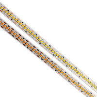Bande lumineuse LED de haute qualité SMD2835 DC12V 24V 240led/m 10mm 18w 5m/10m/rouleau 3000k 4000k 6500k Blanc Dimmable Flexible