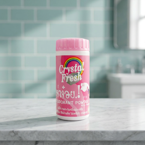 CRYSTAL FRESH Tailandia (Bangkok) Polvo Desodorante Corporal Herbal Unisex 22g (Aroma CP-022) Certificado ISO9001 ISO22716 OTOP - Product Image 2