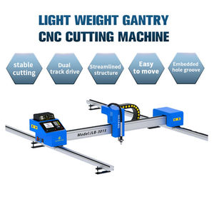 โต๊ะตัดพลาสม่า CNC ขนาดเล็กพร้อมรางนำทาง - เครื่องตัดพลาสม่า CNC แบบพกพาแขนคู่ 1500x3000 - Product Image 5