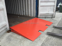 HZSUNPOWER Nouvelle Rampe Conteneurisée Autoportante en Acier Inoxydable CRF8 Capacité de Charge 6500kg Sans Fosse Requise pour un Accostage Facile