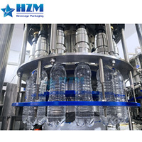 Ligne de production complète et entièrement automatique 3 en 1 pour bouteilles en plastique PET, eau minérale pure, machine de remplissage d'eau