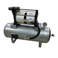 Station d'amplification de pression d'air USUN Modèle : 4AB02-20L, rapport 2:1, avec régulateur haute pression et réservoir de 20L