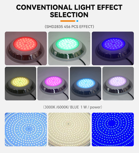 New Bìa Anti-Glare treo tường RGB hồ bơi ánh sáng điện lớn ánh sáng dưới nước RF không dây bơi AO ánh sáng - Product Image 4