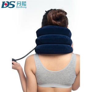 Collarín de Tracción Cervical Inflable de 3 Capas con Bomba de Aire Ajustable para Lesiones de Cuello - Product Image 2