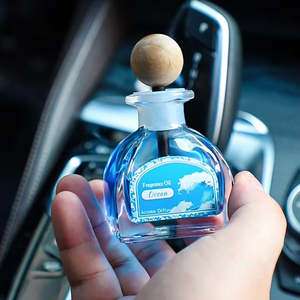Accesorios de fragancia para coche decoración de interiores juguetes <span class=keywords><strong>Perfume</strong></span> 50ml ambientador botella de vidrio líquido para salpicadero de coche - Product Image 4