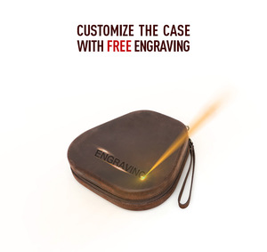 Estuche Protector de Cuero Genuino para <span class=keywords><strong>AirPods</strong></span> <span class=keywords><strong>Max</strong></span> 2, Bolsa de Almacenamiento para Auriculares Apple <span class=keywords><strong>Over</strong></span>-Ear con Correa para la Muñeca - Product Image 5
