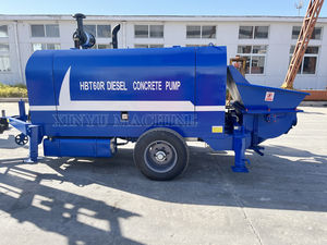 Máquina de bomba de hormigón con motor diésel Bomba de remolque de hormigón con mezclador para proyecto de construcción - Product Image 5