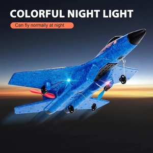 <span class=keywords><strong>Avion</strong></span> <span class=keywords><strong>RC</strong></span> EPT 2,4 GHz, modèle de chasseur Su-27, planeur en mousse RTF avec stabilisation gyroscopique 6 axes et lumières LED pour enfants débutants - Product Image 6