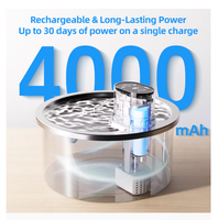 Batterie solide automatique, écologique, intelligente, étanche, portable, sans fil, avec écran LCD, 4000 mAh, au lithium, pour animaux de compagnie