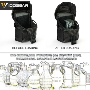 IDOGEAR nouveau Nylon Style <span class=keywords><strong>Grenade</strong></span> pochette 500D Nylon tactique MOLLE unique <span class=keywords><strong>Frag</strong></span> pochette <span class=keywords><strong>Grenade</strong></span> pochette pour ceinture - Product Image 5