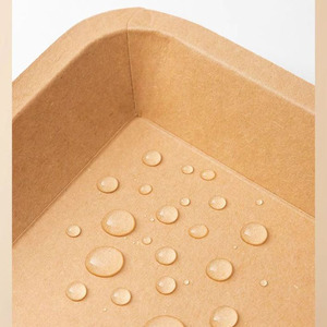 Assiettes à dîner en papier pour aliments chauds bon marché barbecues jetables en papier <span class=keywords><strong>kraft</strong></span> PLA maison et cuisine pour pique-nique - Product Image 4