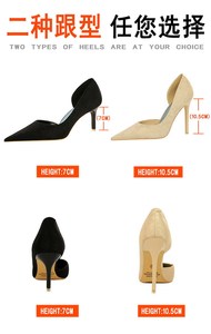 Delle donne di Alta <span class=keywords><strong>Scarpe</strong></span> Tacchi A Spillo Tacchi Alti Delle Donne Pompa I Pattini Sexy Navy Blu Royal Punta a punta <span class=keywords><strong>Scarpe</strong></span> Da Donna - Product Image 3