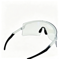 Lunettes de soleil surdimensionnées avec monture PC personnalisée, verres anti-lumière bleue, protection UV polarisée et résistance aux chocs pour la randonnée et le cyclisme