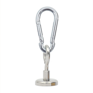 Gancho Magnético Resistente de Acero Inoxidable, Tipo Mosquetón, para Montar en la Pared, de Alta Resistencia, para Baño, Cocina, Puerta, Sin Rastro - Product Image 1