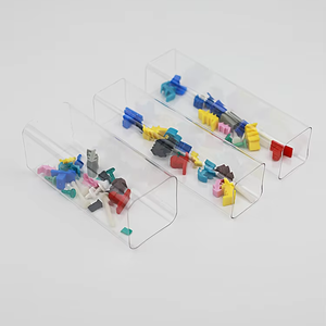 Tùy chỉnh Giá cả phải chăng và chất lượng cao trong suốt PC nhựa với nắp, ống tròn, bàn chải lông mày, mỹ phẩm lưu trữ - Product Image 6