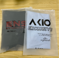 Impression mate personnalisée Pe fermeture à glissière poly fermeture à glissière sac en plastique à fermeture à glissière sac d'emballage de vêtements givré