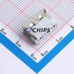 UECJATEANG USB Connector Bent Lead Through Hole Connector Type-A USB 2.0 Female Right Angle Insert - Product Image 2