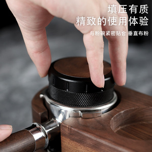 แทมเปอร์กาแฟอิตาลี 51 มม. 53 มม. 58 มม. สแตนเลสสตีล พร้อมด้ามจับไม้ สำหรับทำเอสเพรสโซ - Product Image 3