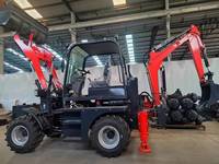 Offre Spéciale – Mini-chargeuse-pelleteuse sur chenilles Tide Power 2,5t 3t avec certification CE, garantie 1 an, conception à queue zéro, moteur et pompe
