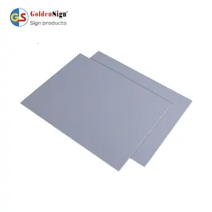 Goldensign 2mm 3mm 5mm Extruded Thermoforming High Impact Polystyrene Plastic white/black Hips Sheet Plate Price Board