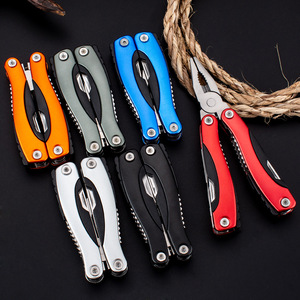 OEM Large-size 420 Stainless Steel Blade Aluminum Handle Folding Outdoor <b>Long</b> <b>Nose</b> Cutting Multitool Pliers for Camping - Product Image 5